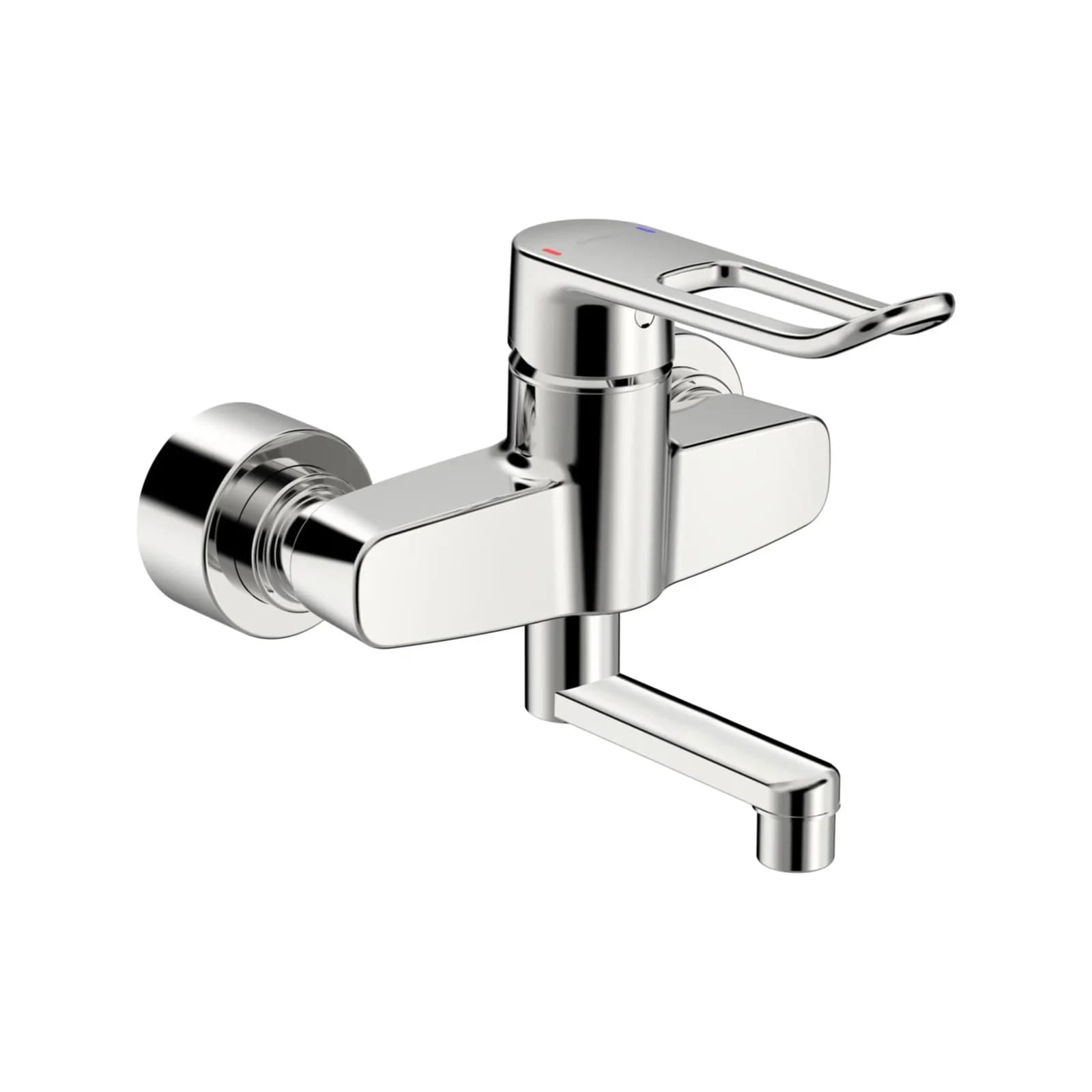 Hansa Hansaclinica Waschtischarmatur 01526286 Wandmontage Bügelhebel Chrom