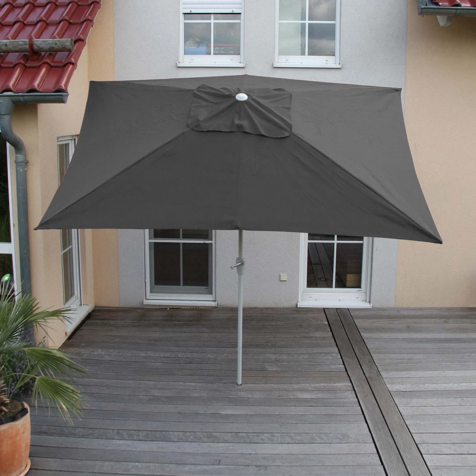 Sonnenschirm Castellammare 2x3m rechteckig neigbar anthrazit
