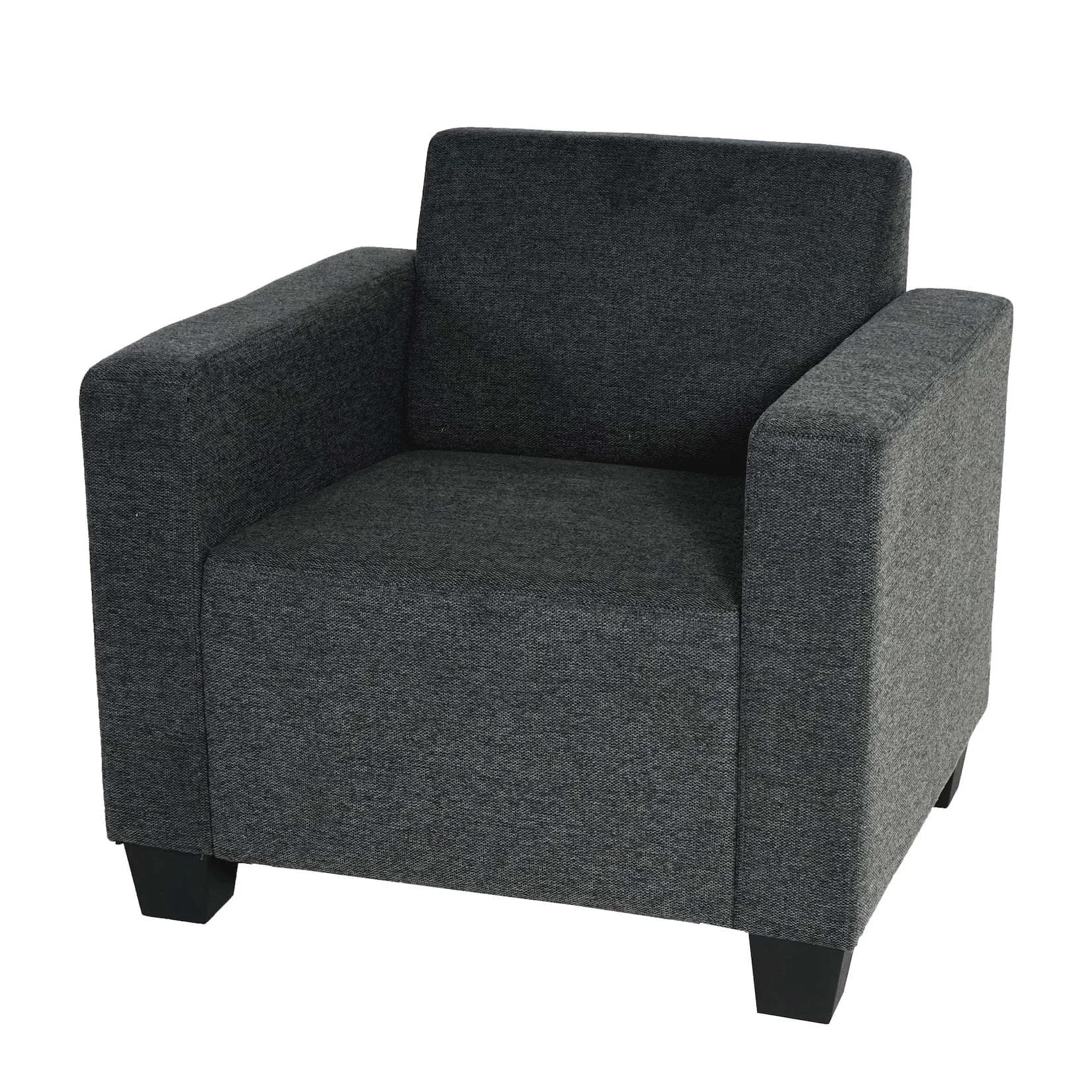 MCW Loungesessel Moncalieri anthrazit-grau Stoff