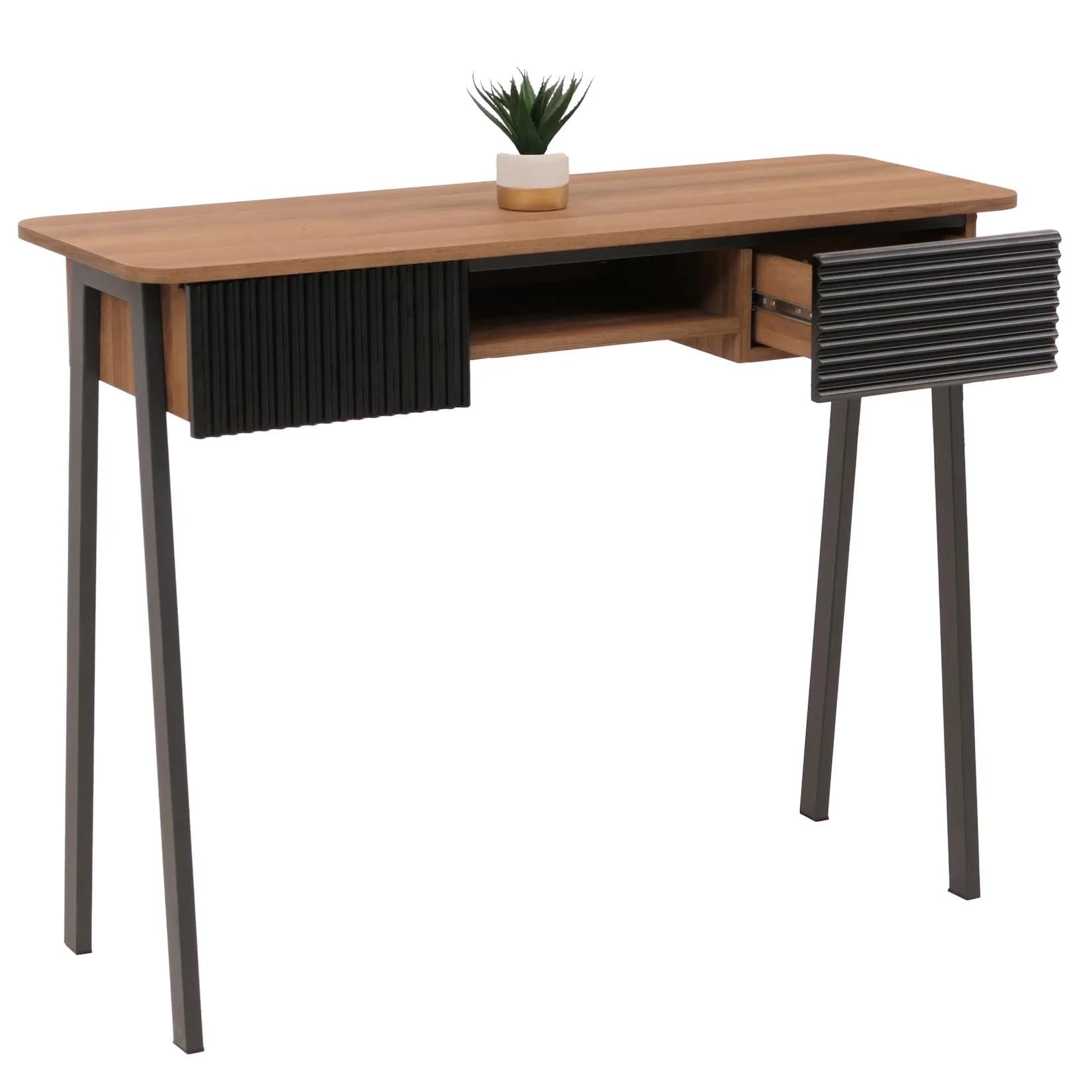 MCW Konsolentisch Natur mit Schublade & Ablage