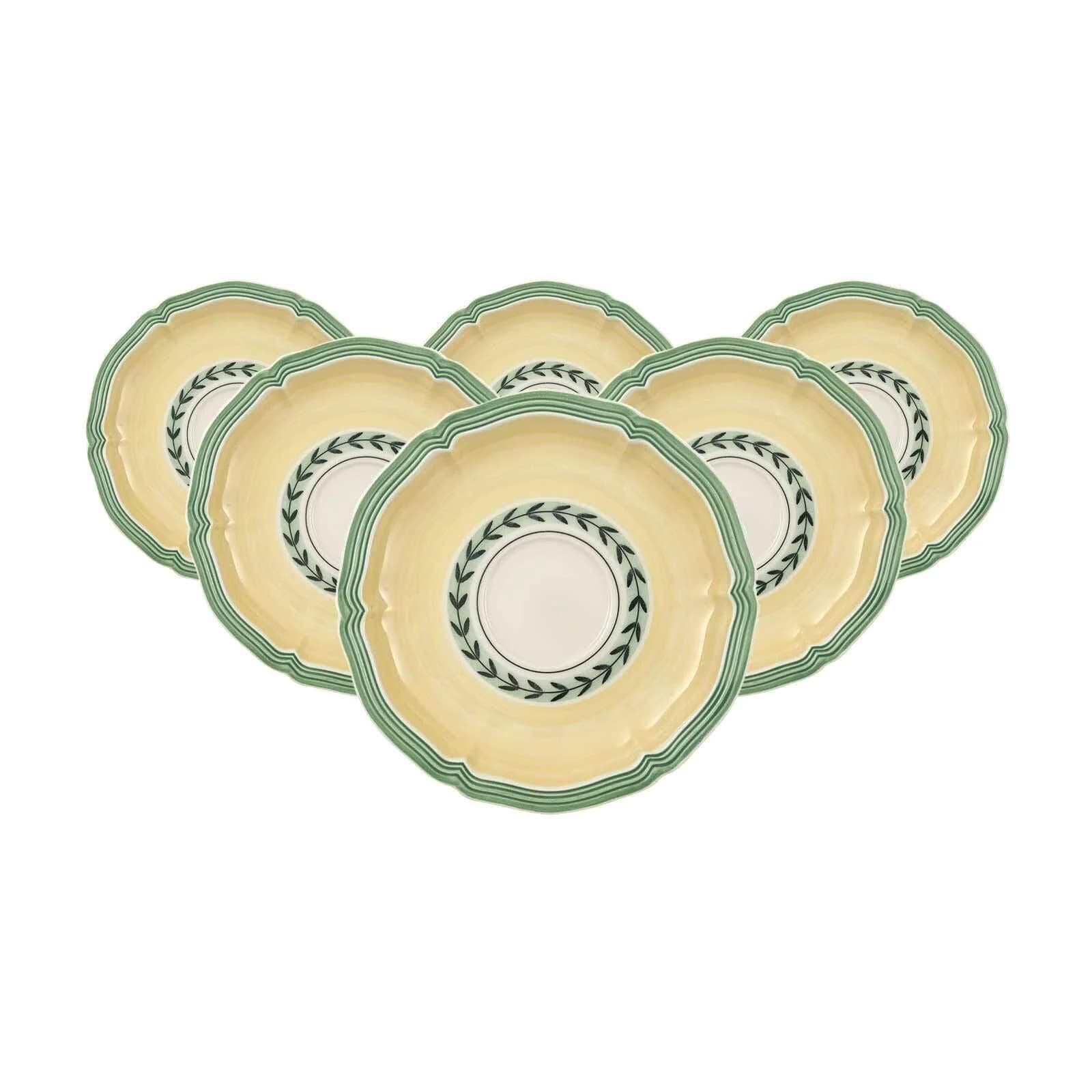 Villeroy & Boch French Garden Fleurence Kaffee-/Teeuntertassen 6er Set Bunt