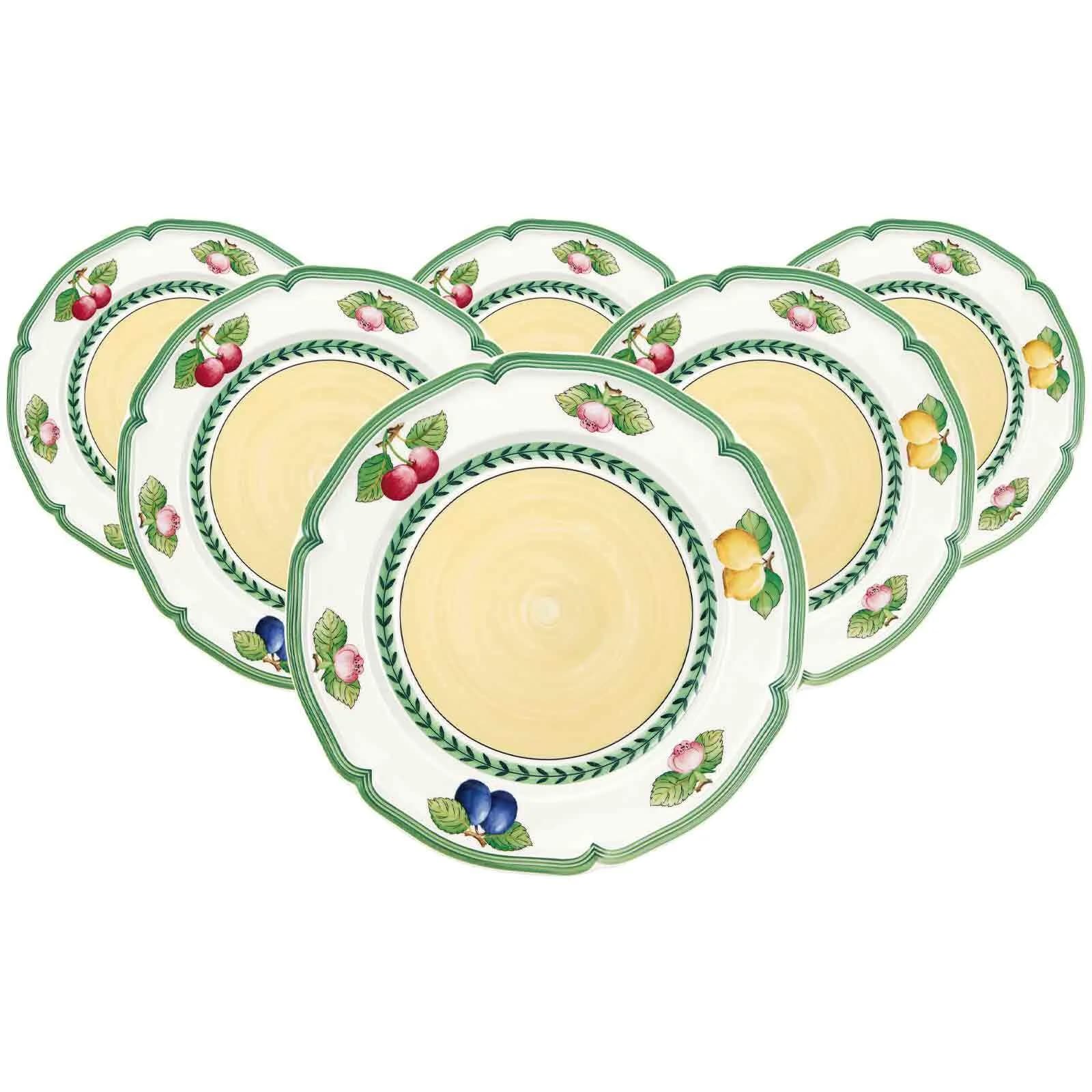 Villeroy & Boch French Garden Fleurence Speiseteller 6er Set Bunt