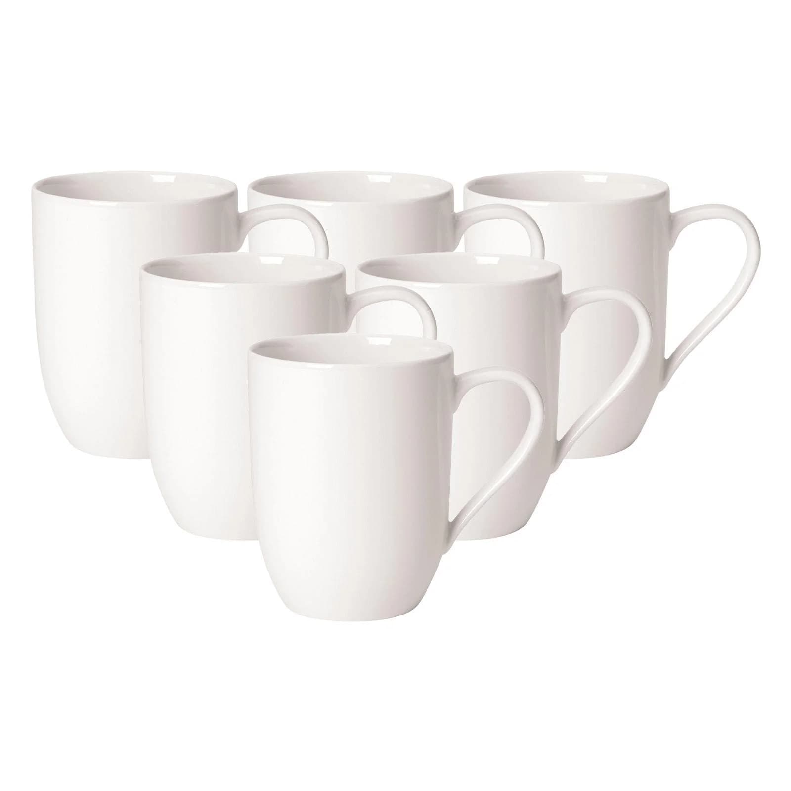 Villeroy & Boch For Me Kaffeebecher 290 ml 6er Set Weiß