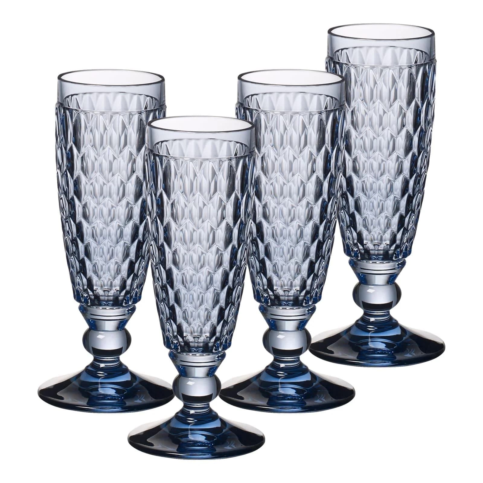Villeroy & Boch Sektglas Boston Coloured 4er Set Blau