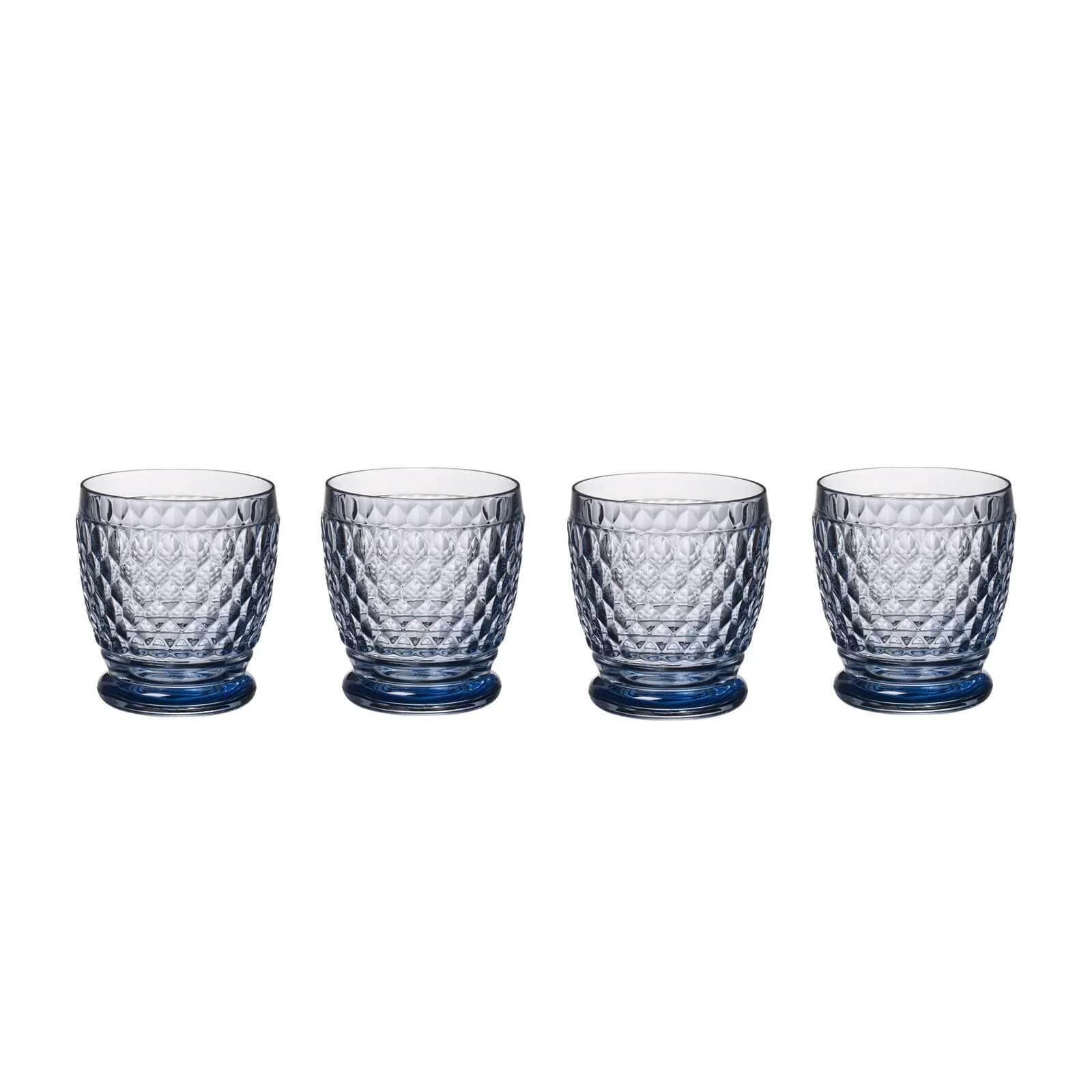 Villeroy & Boch Whiskyglas Boston Coloured 330 ml 4er Set Blau