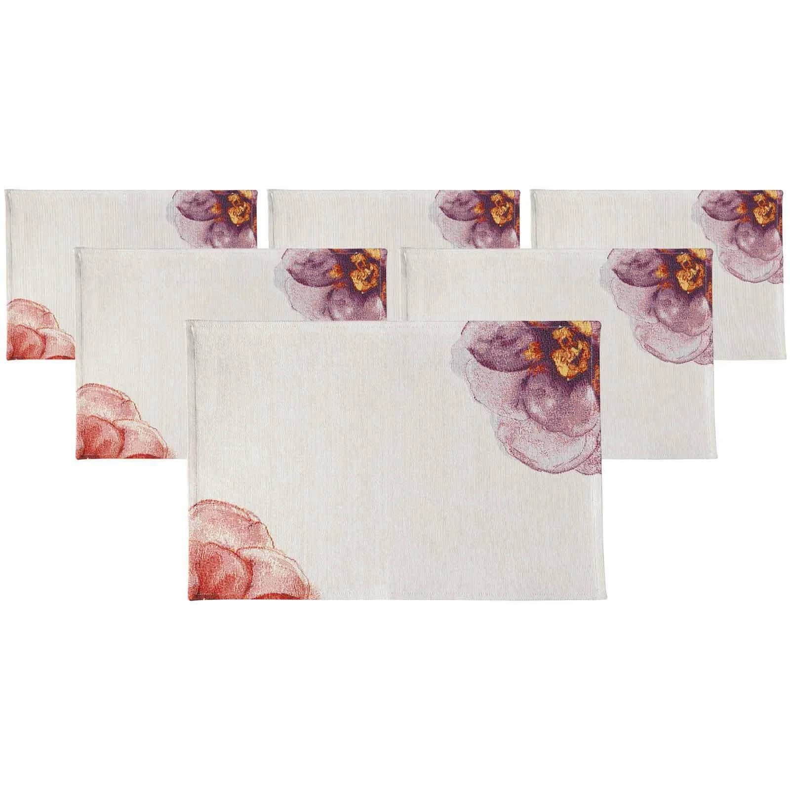 Villeroy & Boch Platzset Rose Garden 6er Set Rosa