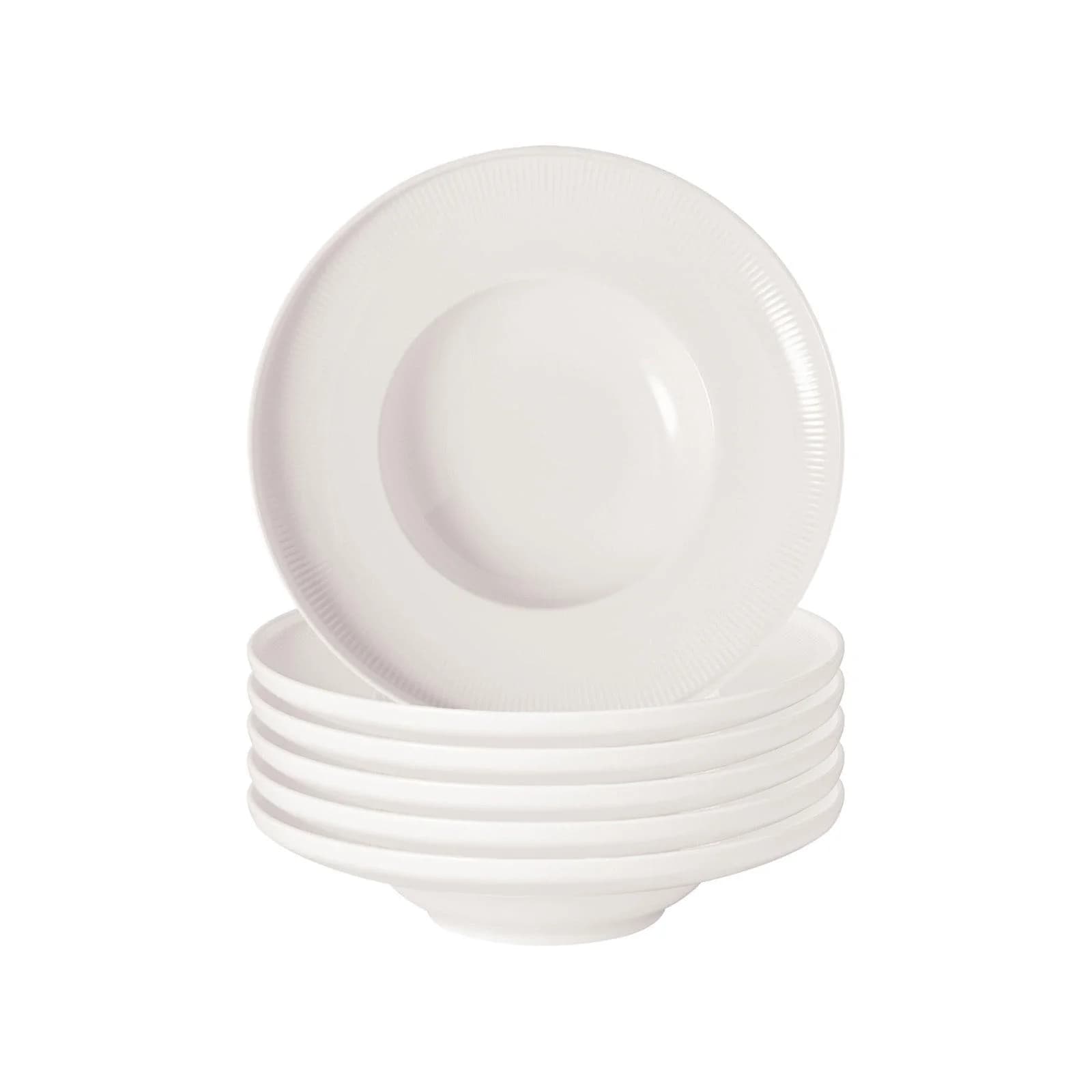 Villeroy & Boch Afina Pastateller 24,9 cm 6er Set Weiß