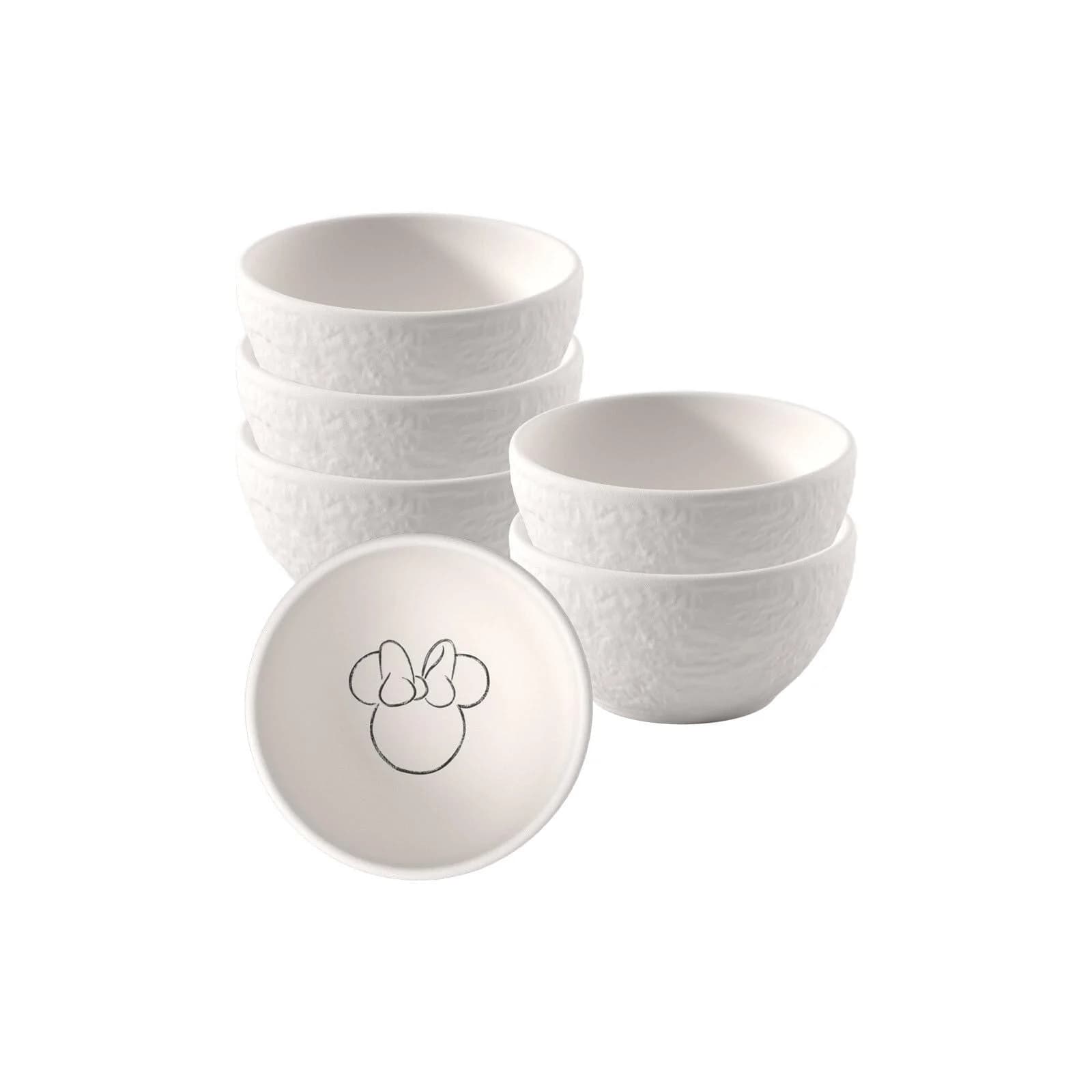Villeroy & Boch Dipschale 6er Set Mickey Mouse Weiß