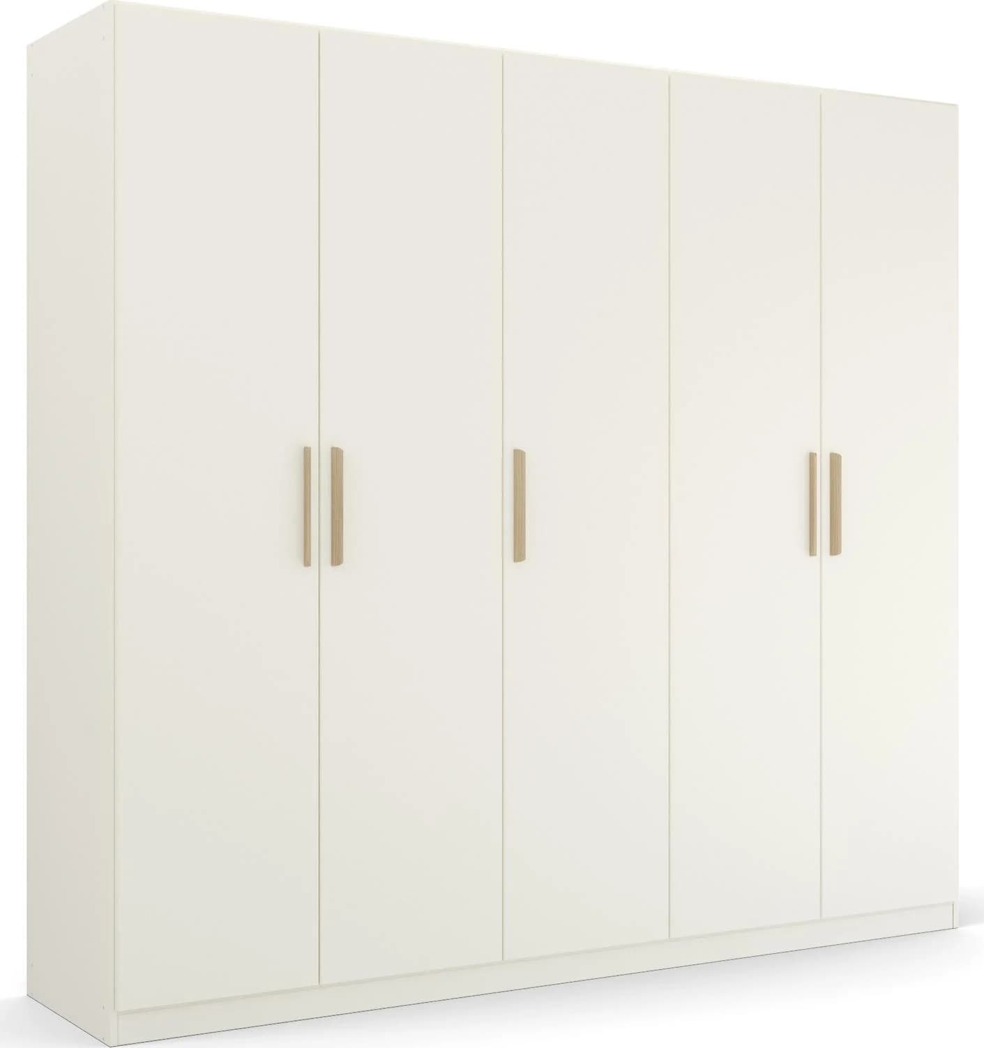 Rauch Kleiderschrank Drehtürenschrank Alpinweiß Wildeiche Landhausstil