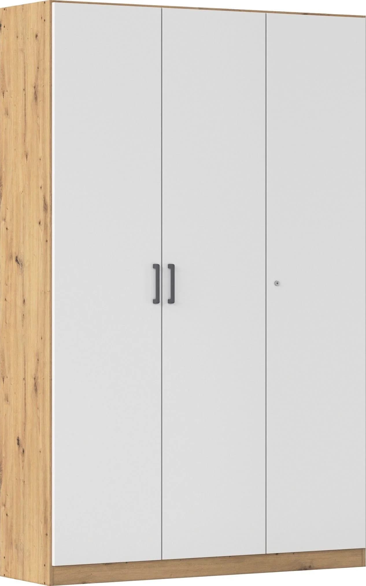Mehrzweckschrank RAUCH Garderobe Kleiderschrank Schuhschrank Putzschrank MINOSA Eiche Artisan Alpinweiß