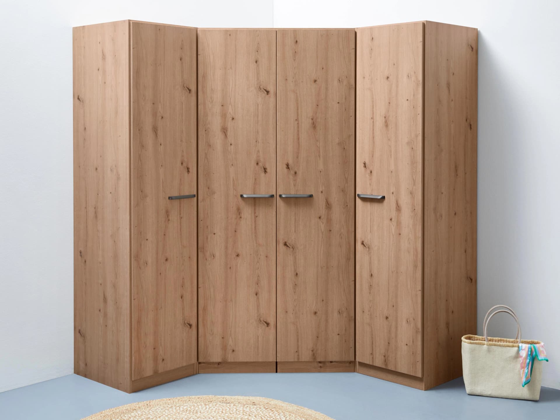 Schrank-Set RAUCH VANDOR 4-türig Braun Holzwerkstoff