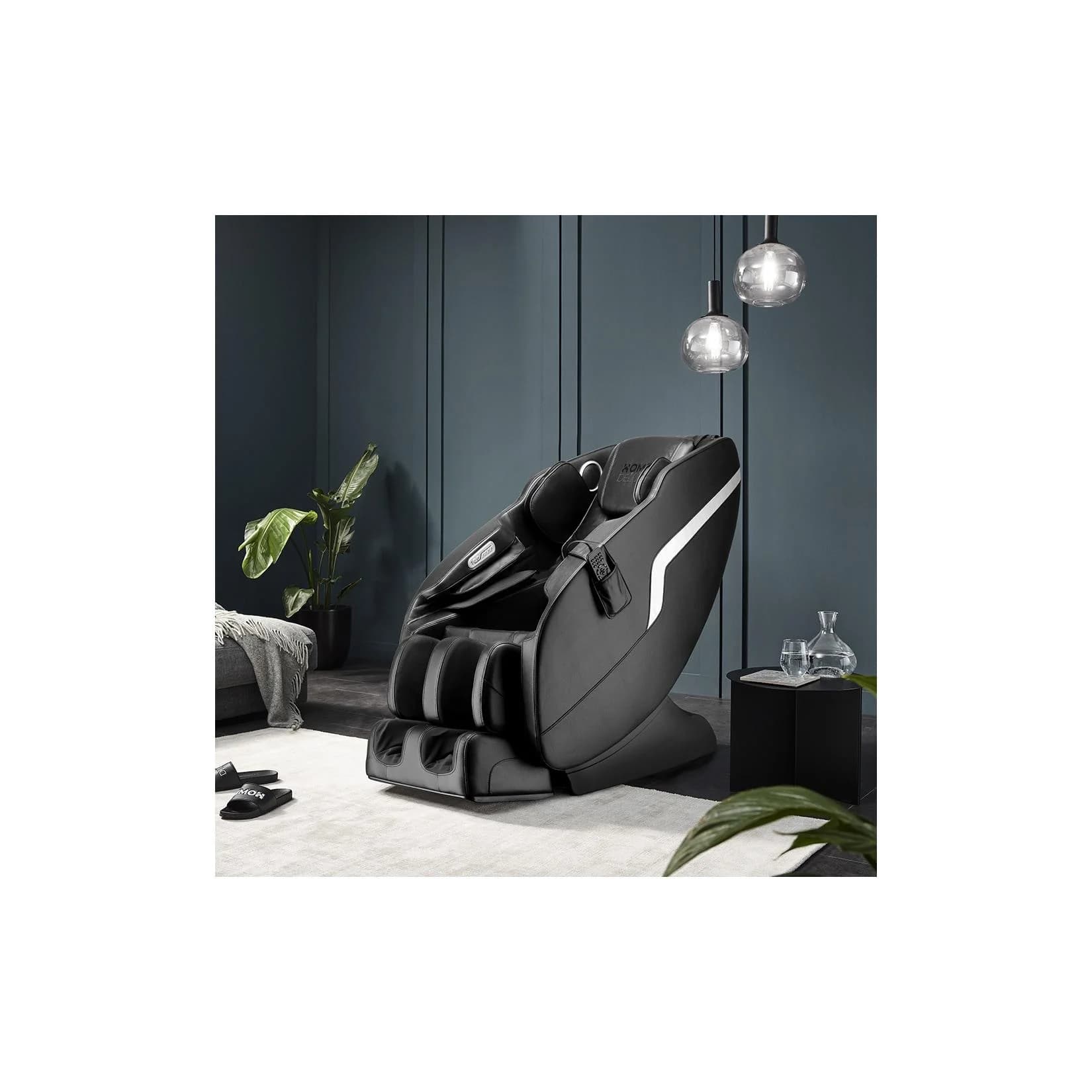 HOME DELUXE Massagesessel KELSO Schwarz 6 Programme Zero-Gravity Heizfunktion