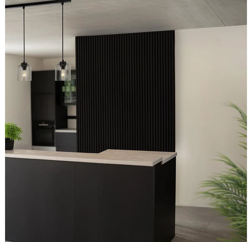 HOME DELUXE Akustikpaneel SONIC 9-tlg. Schwarz Schalldämpfend
