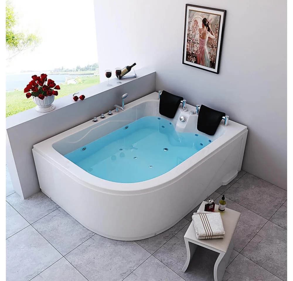 HOME DELUXE Whirlpool-Badewanne Blue Ocean XL