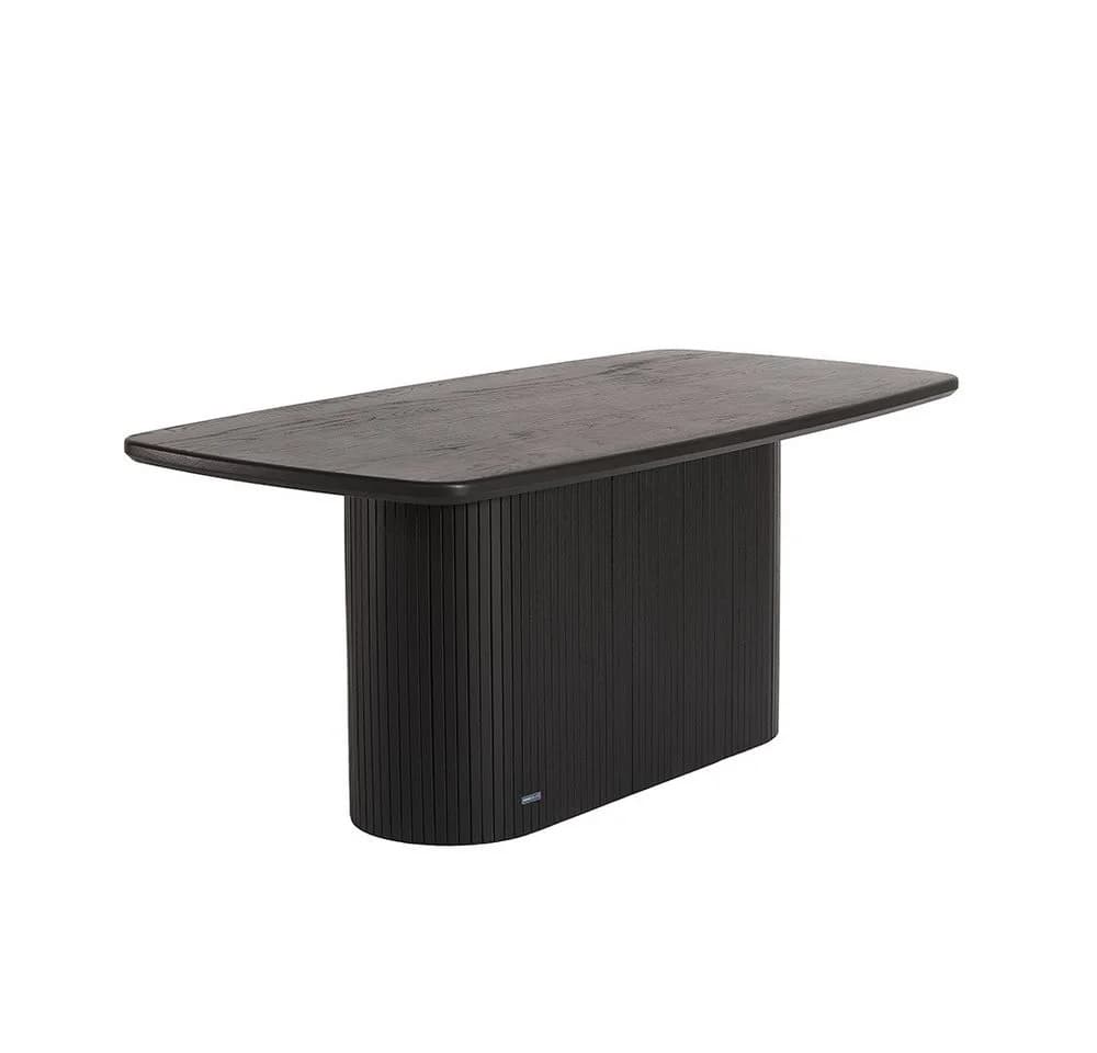 HOME DELUXE Esstisch Eiche geölt RABOS Schwarz