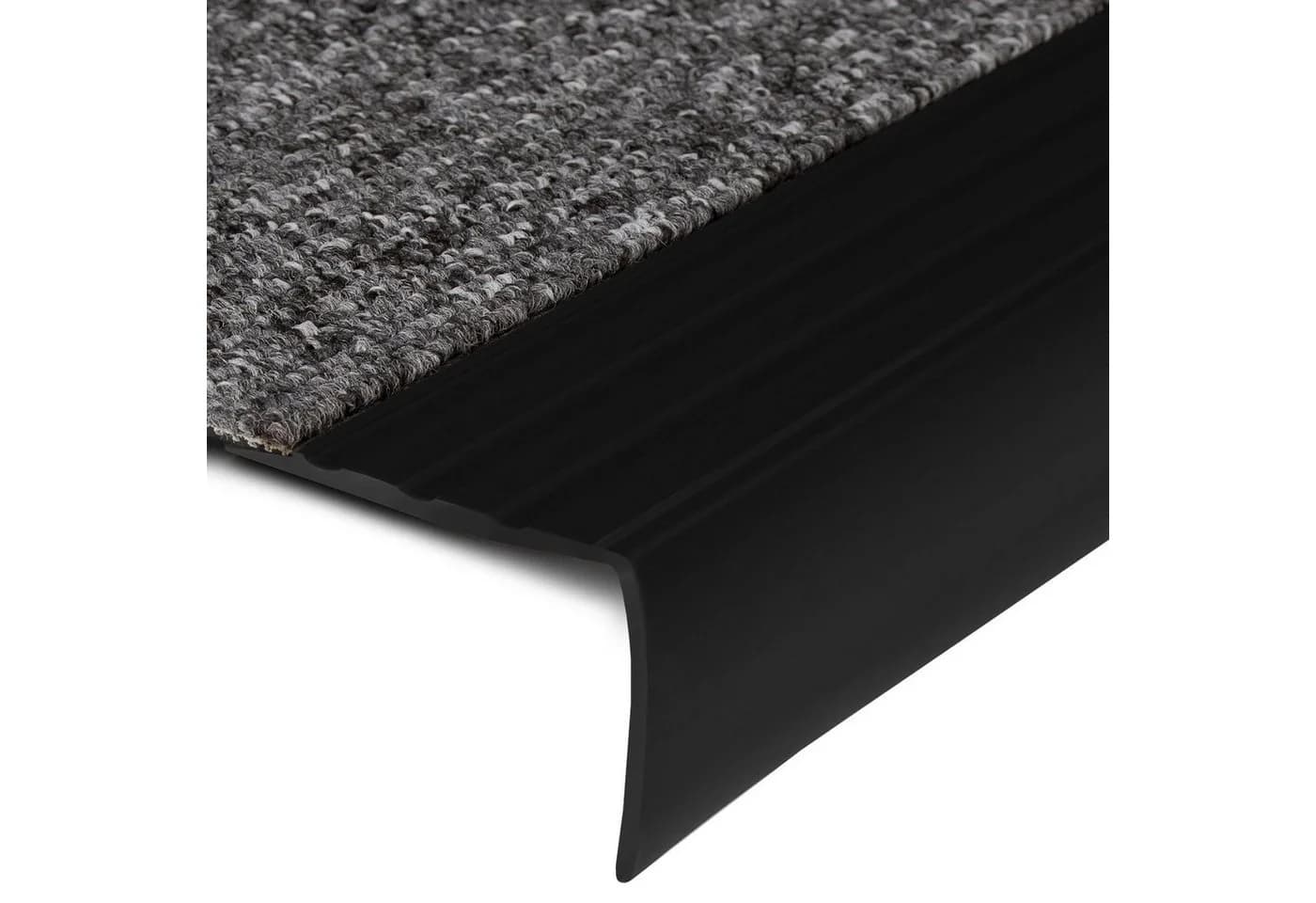 Karat Treppenkantenprofil Detroit PVC Schwarz/Grau
