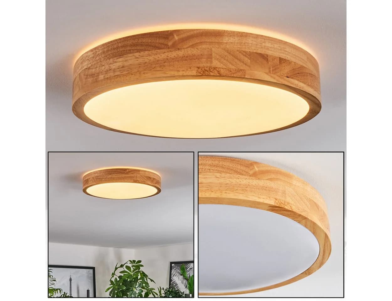 hofstein Deckenleuchte Boho-Design 29,5 cm LED 16 W