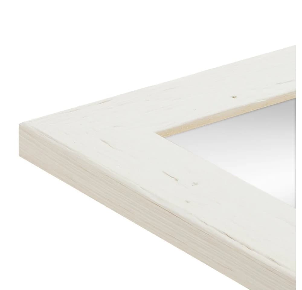 WANDStyle Wandspiegel H750 Landhaus Weiß Holzrahmen