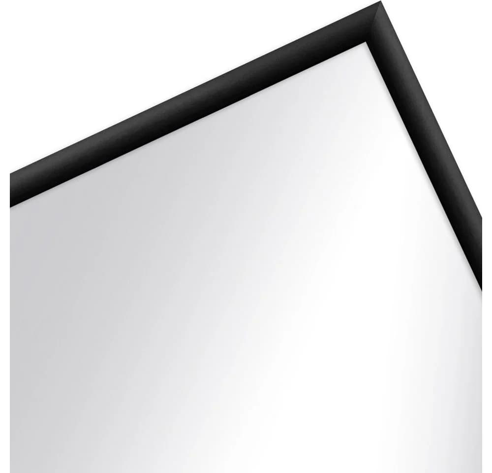 WANDStyle Wandspiegel H270 Schwarz Matt Aluminium Modern