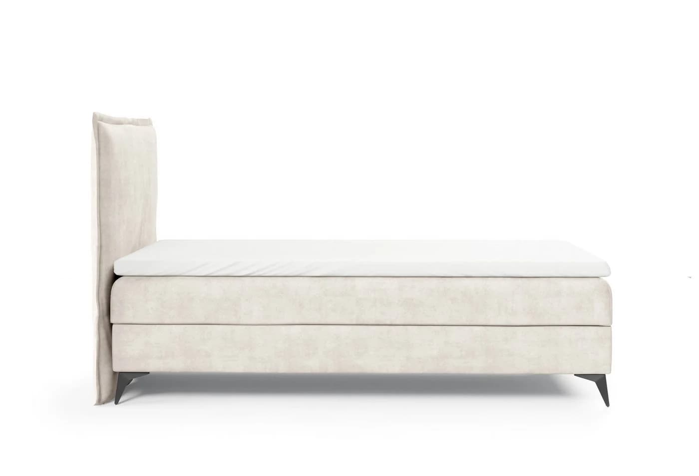 Best for Home Boxspringbett K16 Single SLIM mit Bettkasten