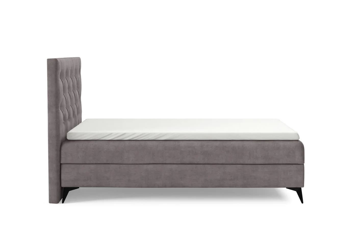 Best for Home Boxspringbett K18 Single SLIM mit Bettkasten & Matratze