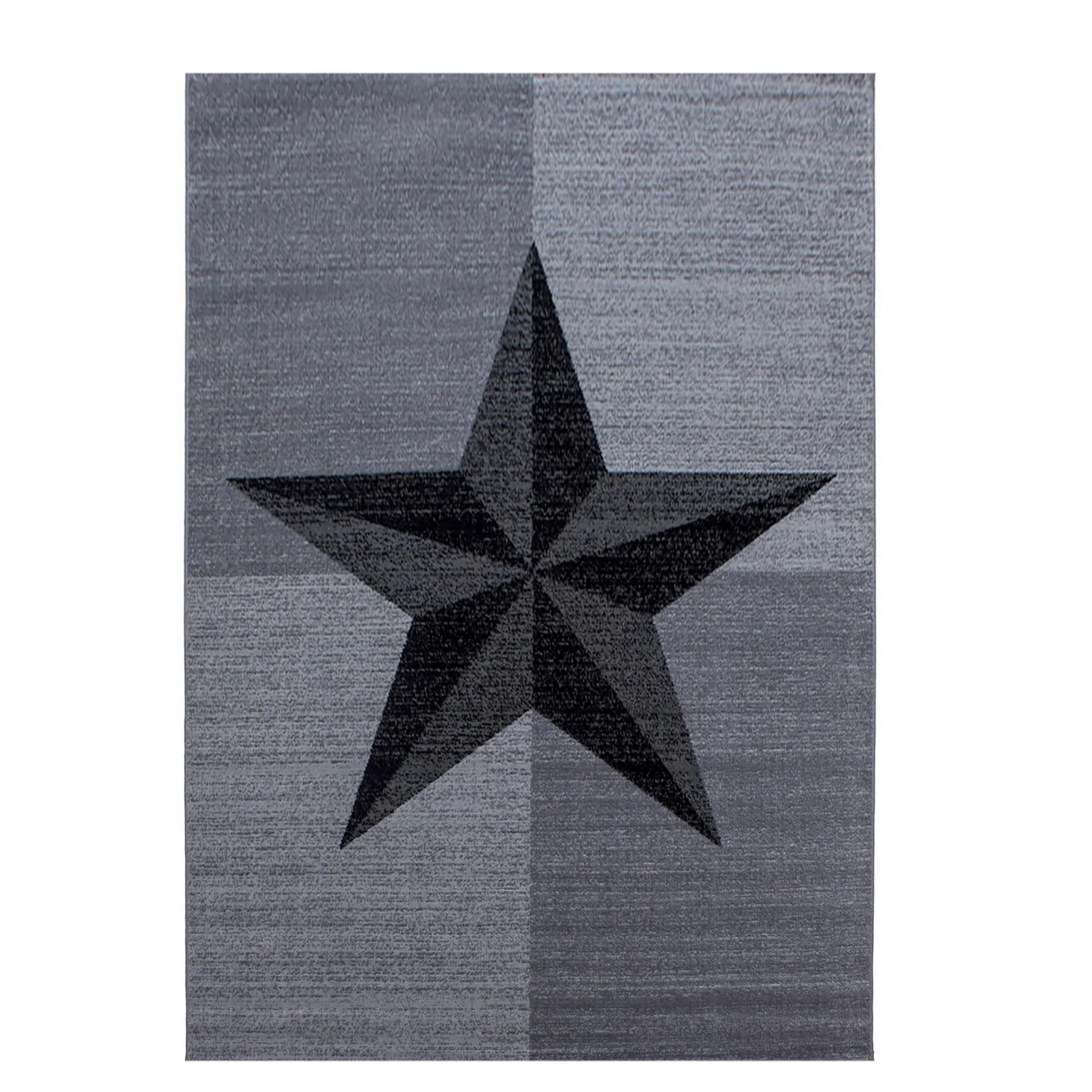 Novel Webteppich Plus Grau ca. 140x200cm