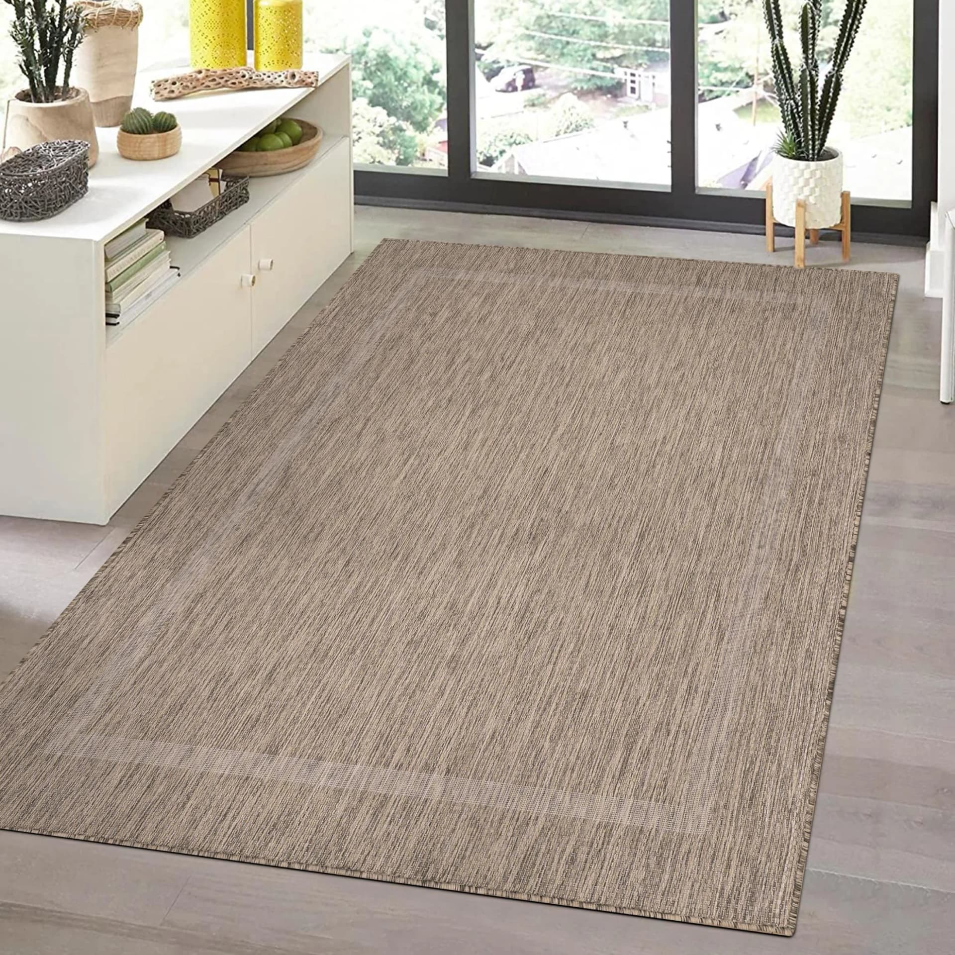 AYYILDIZ TEPPICHE Outdoorteppich RELAX 4311 Braun Polypropylen