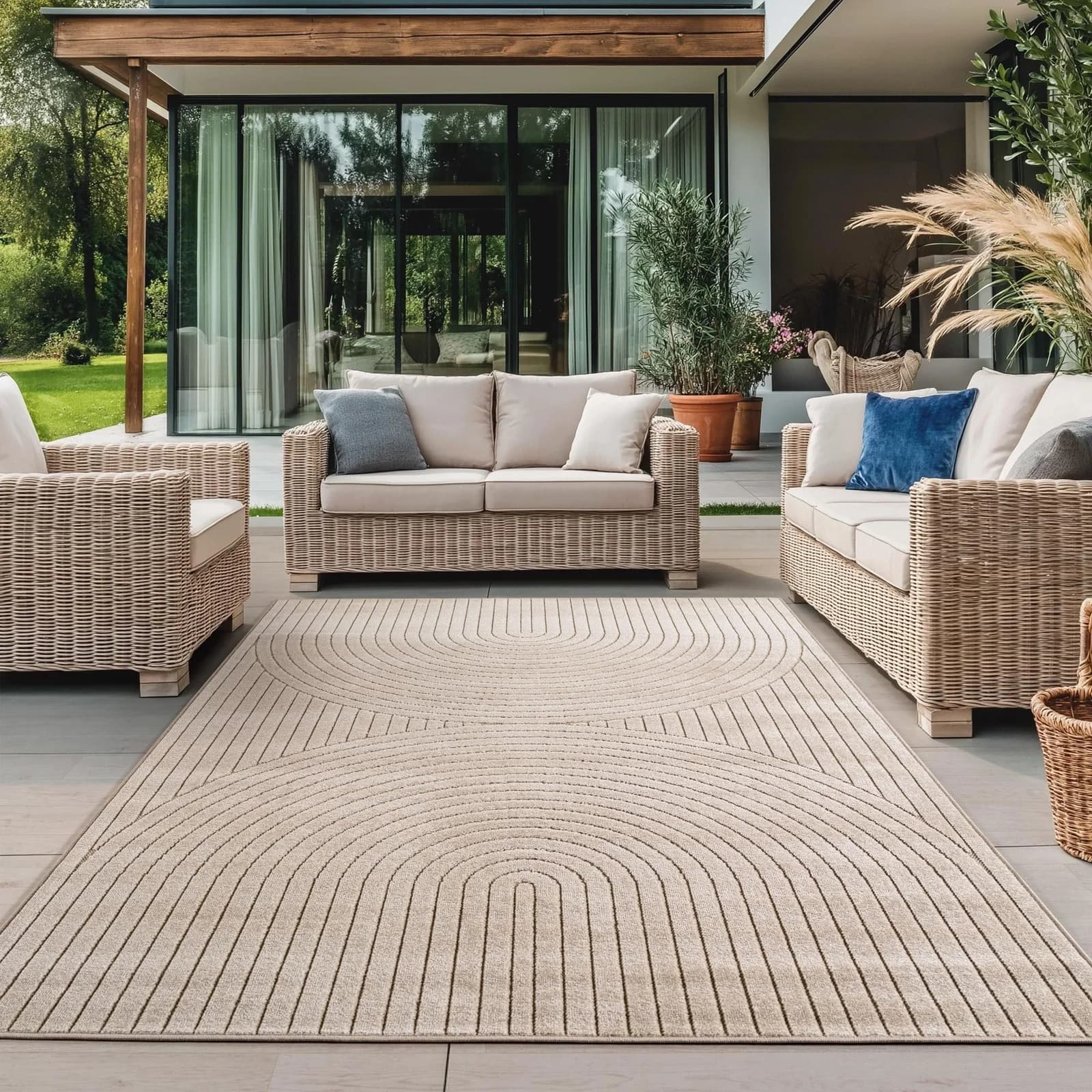 AYYILDIZ TEPPICHE Outdoorteppich NOVA 1201 Beige
