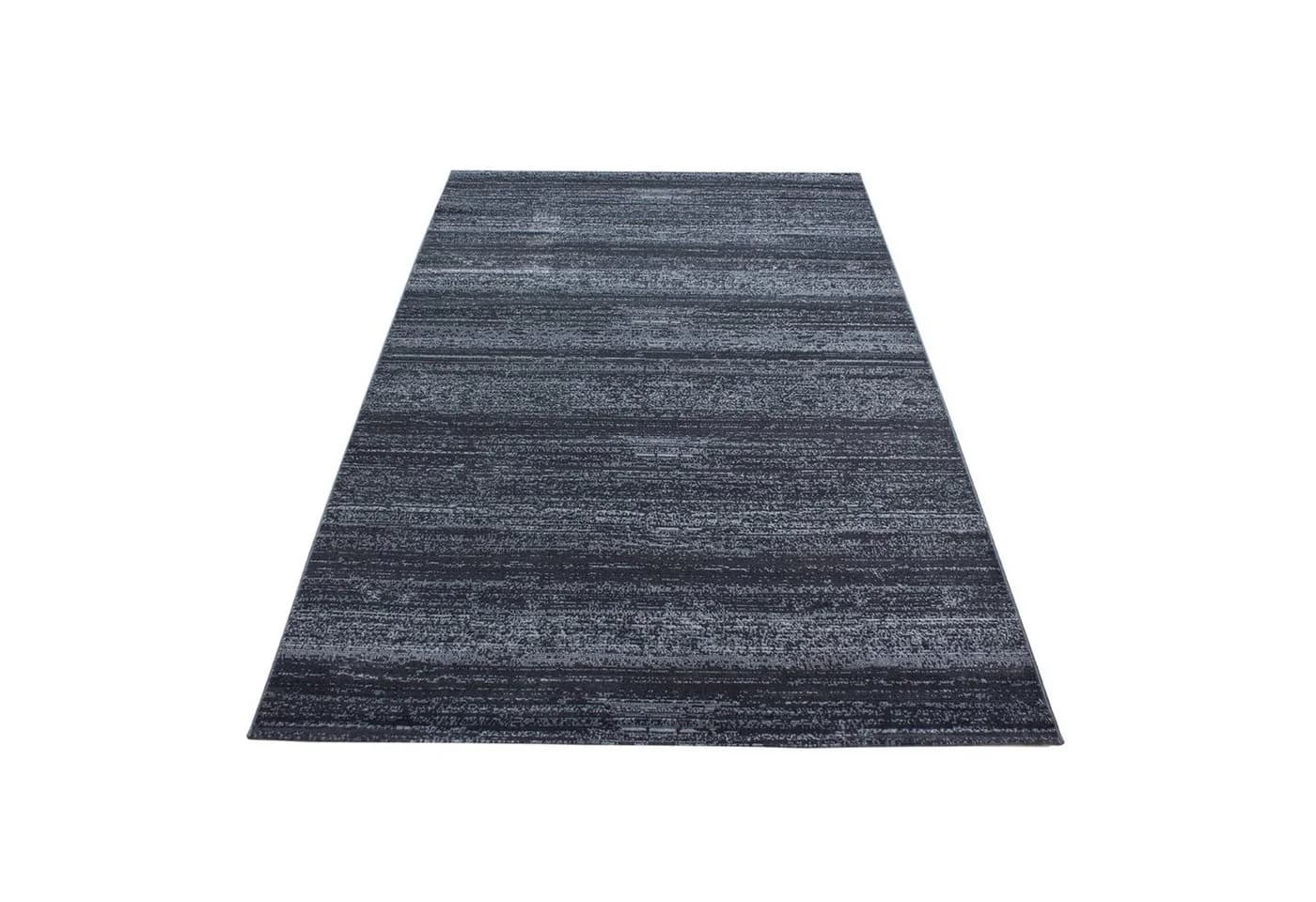 SIMPEX24 Designteppich Unicolor Grau Modern KurzFlor Läufer