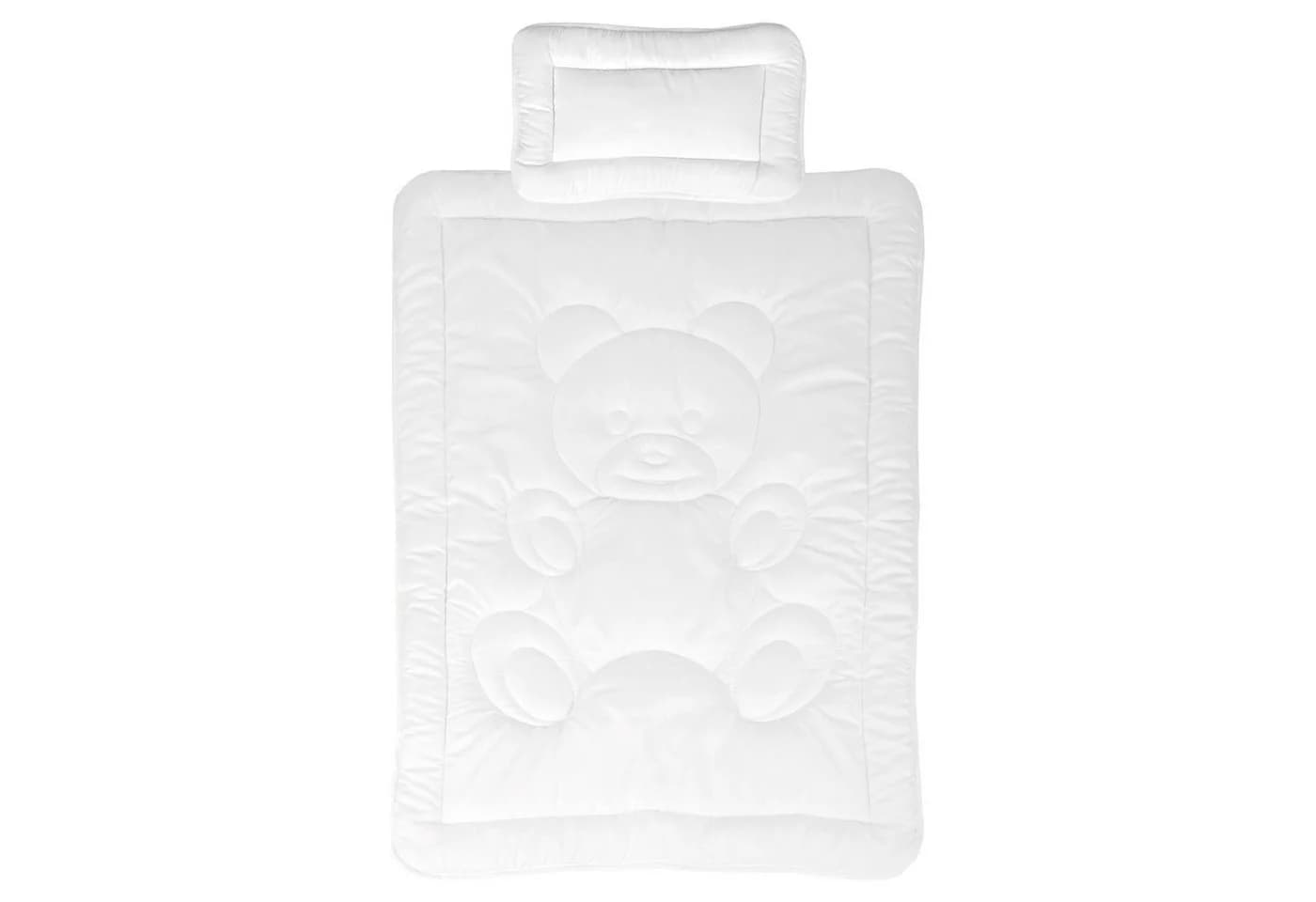 Bestgoodies Kinder-Bettdecke & Kopfkissen Set Polyester Klimafaser