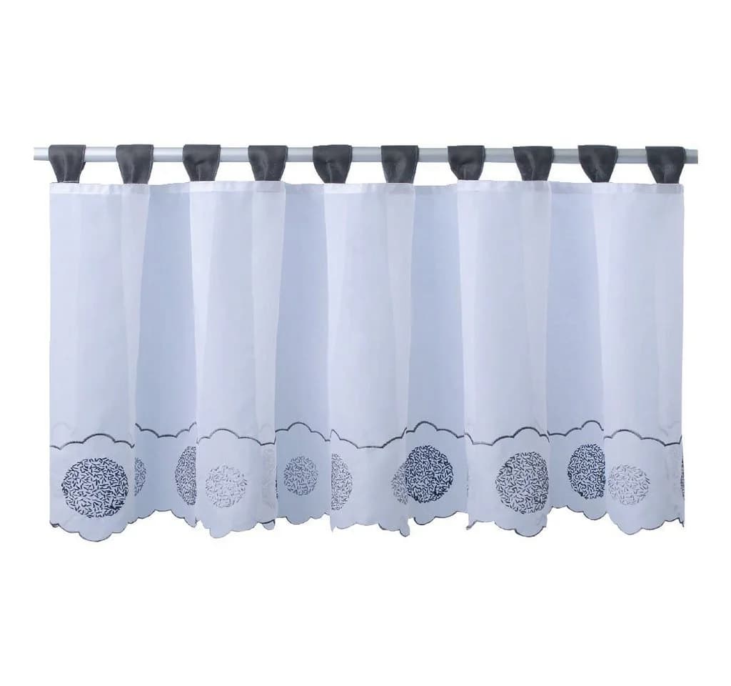 Arsvita Bistrogardine Transparent mit Schlaufen