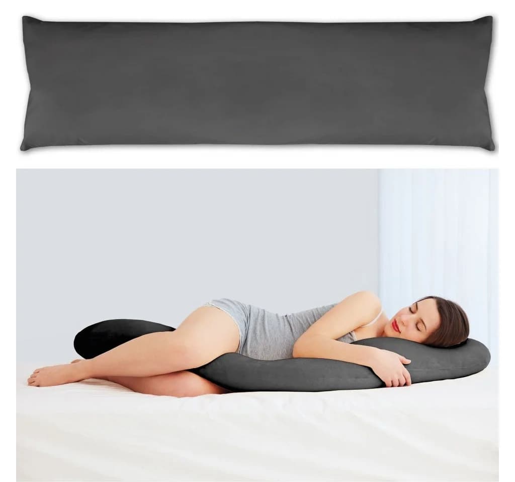 Bestlivings Seitenschläferkissen Polyester Grau
