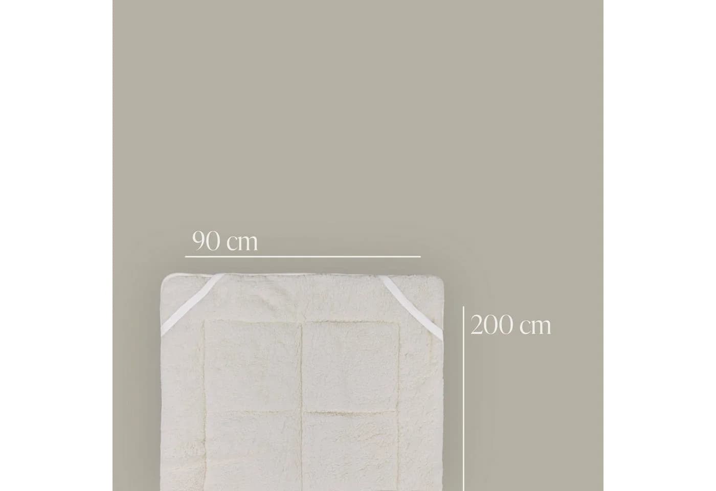 Matratzenschoner Wende Auflage 2-seitig Bestlivings Sommer- & Winterseite Sherpa Fleece