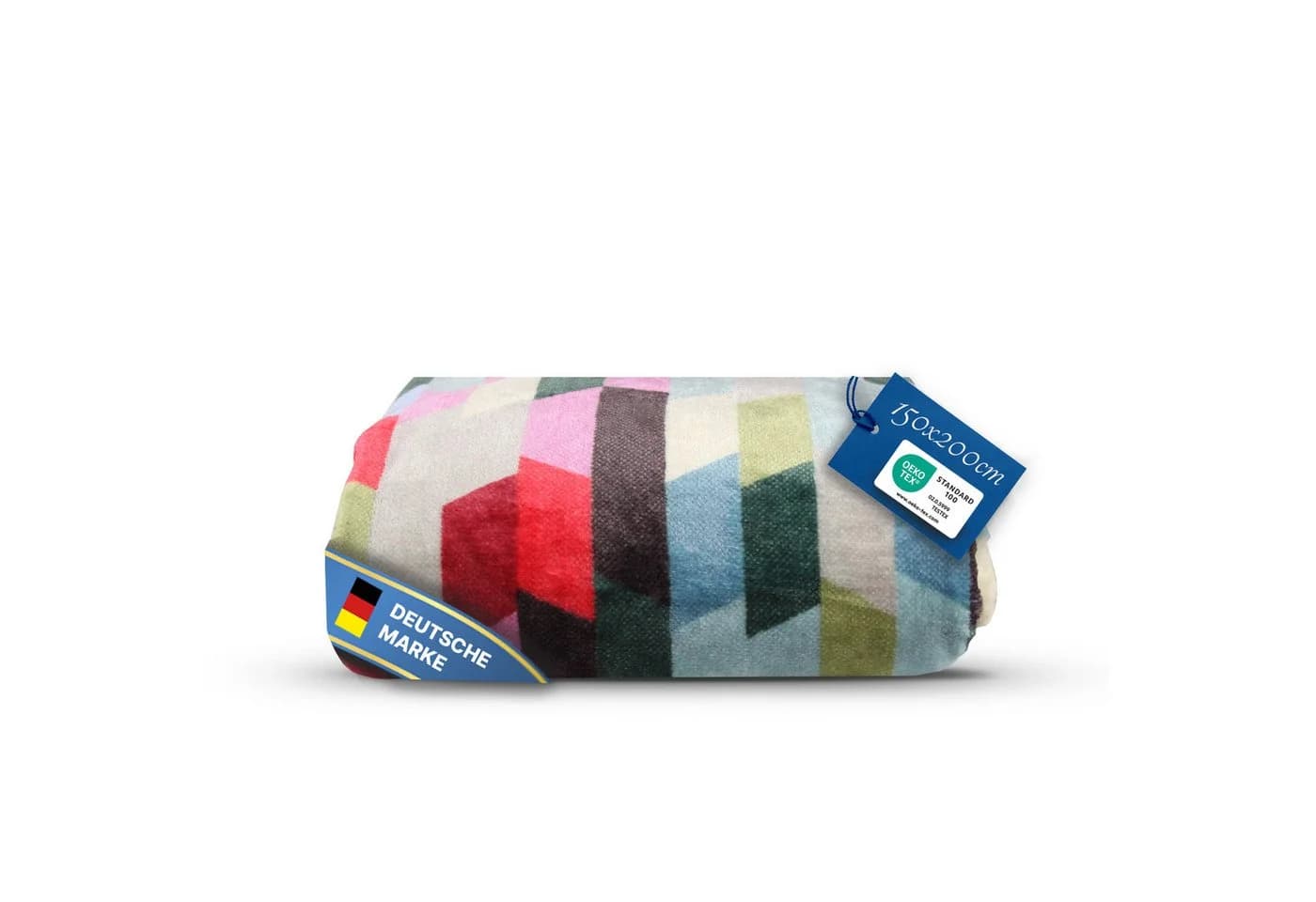Bestlivings Wohndecke bunt Cashmere-Touch 150x200 cm