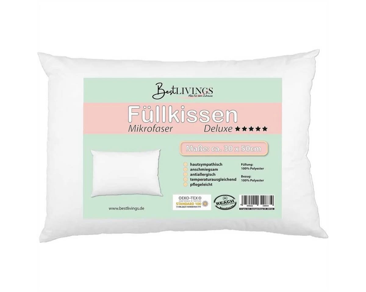 Bestlivings Dekokissen Inlett Mikrofaser Deluxe Qualität