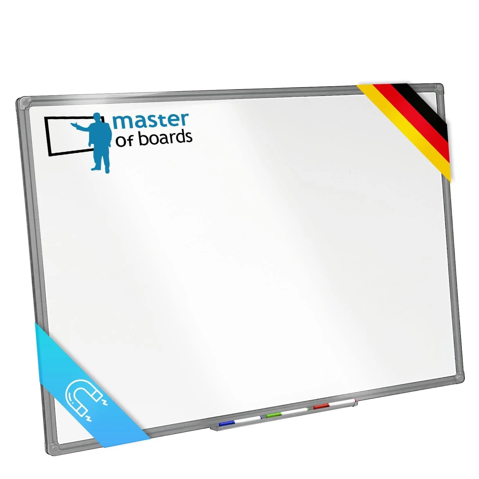 Master of Boards Whiteboard Weiss Lackierte Oberfläche