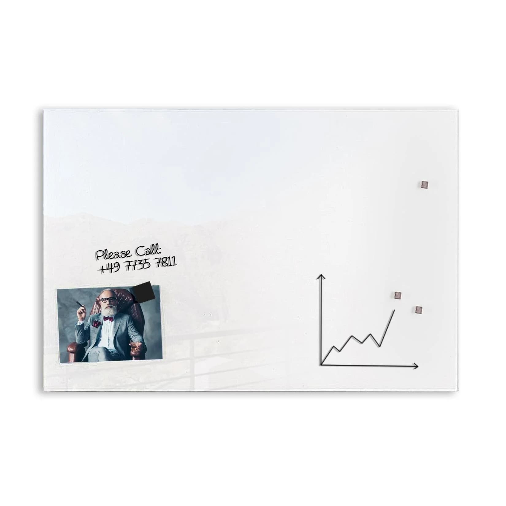 Master of Boards Glas-Whiteboard Lissabon Weiß