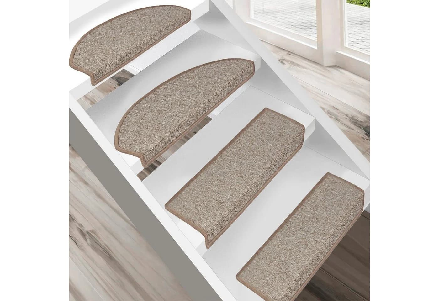 casa pura Stufenmatte London Treppenschutz Polypropylen Beige
