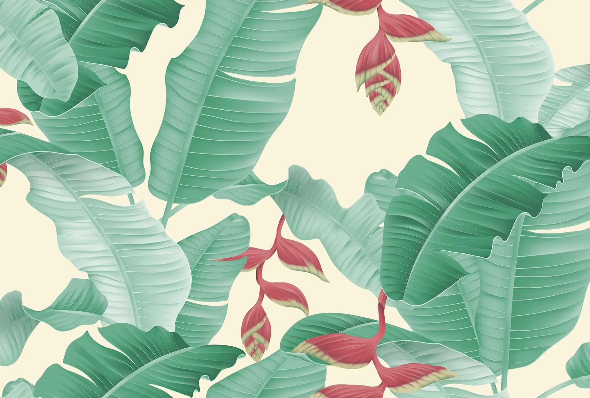 LIVING WALLS Fototapete ARTist Heliconia Bunt Vlies