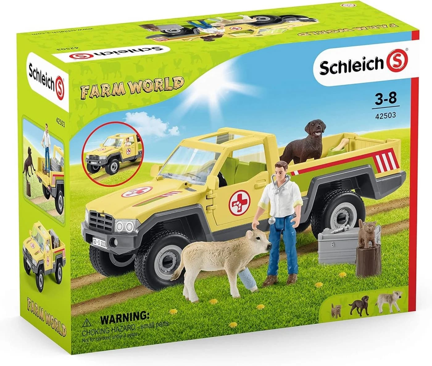 Schleich® Tierfiguren Farm World - Tierarztbesuch auf dem Bauernhof