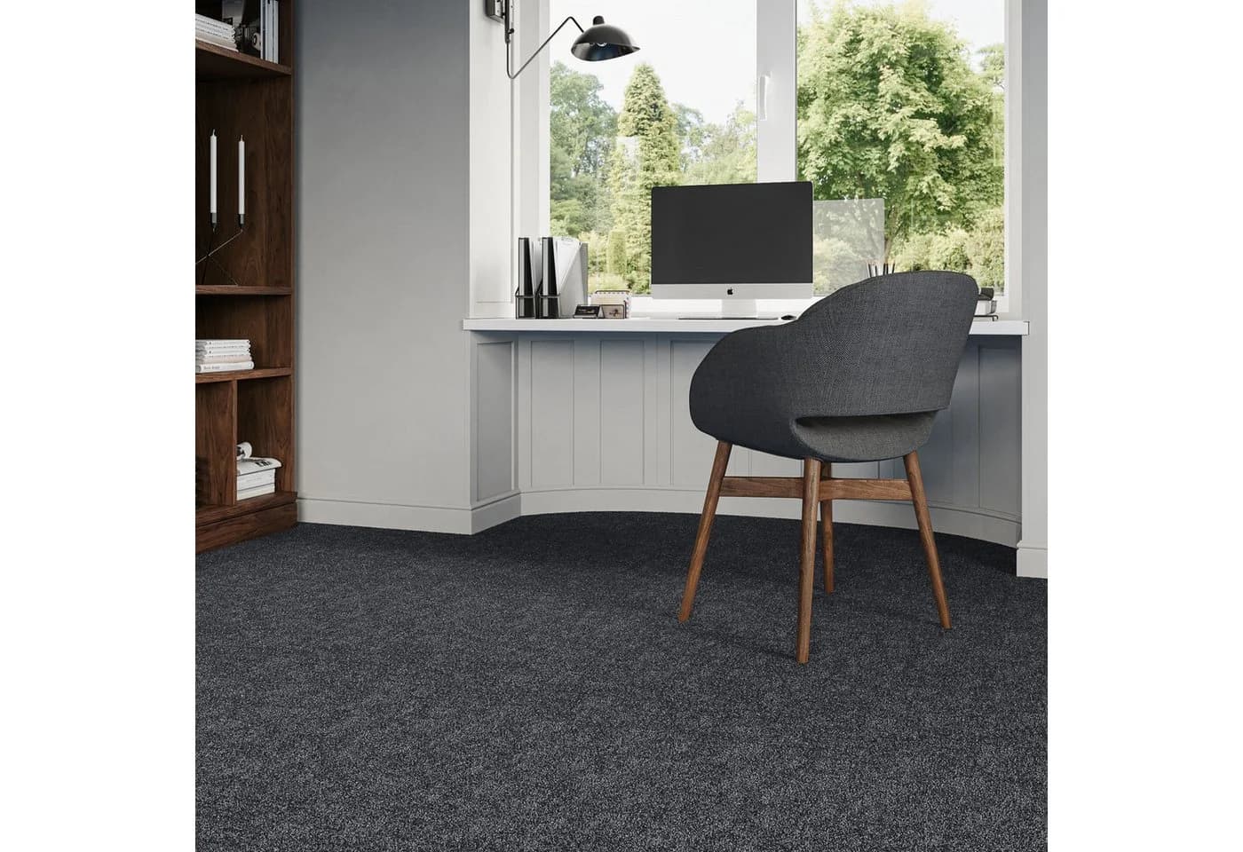 Steffensmeier Teppichfliese Richmond Anthrazit 50x50 cm Paket