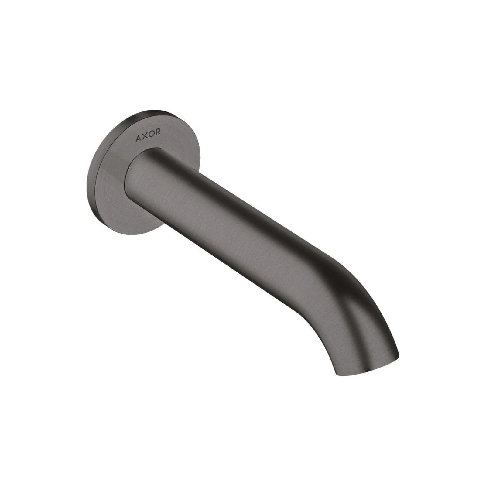Hansgrohe Axor Uno Wanneneinlauf 38411340 178mm gebogen Wandmontage Brushed Black Chrome