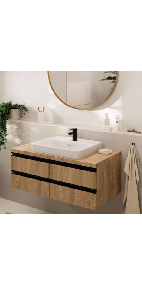 hansgrohe Waschtischarmatur Vernis Blend Schwarz Modern