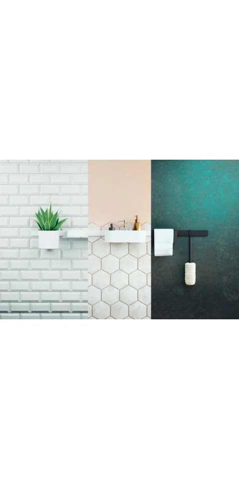 Hansgrohe Toilettenpapierhalter WallStoris mit Ablage