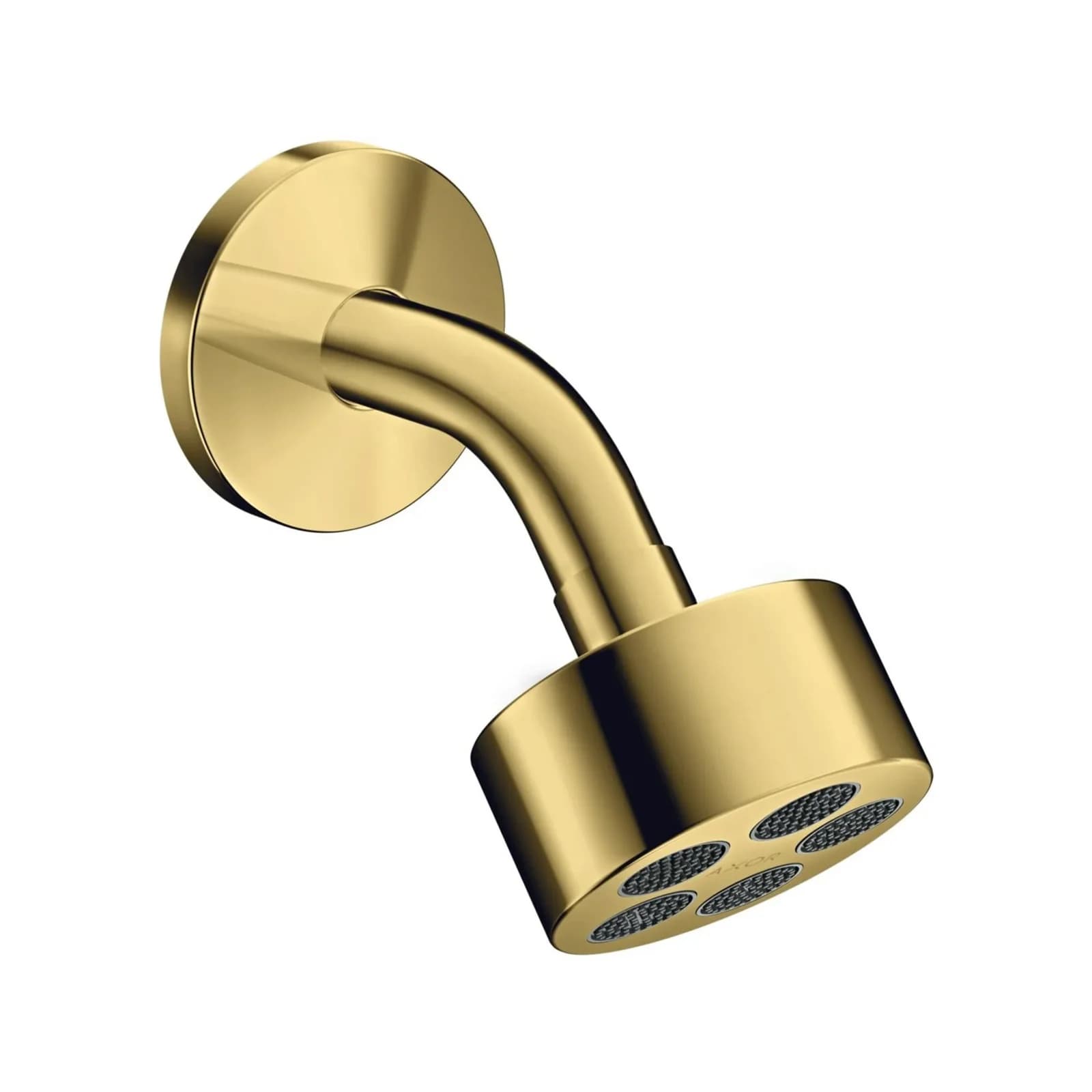 hansgrohe Axor One Kopfbrause 48490990 mit Brausearm, polierte goldene Optik