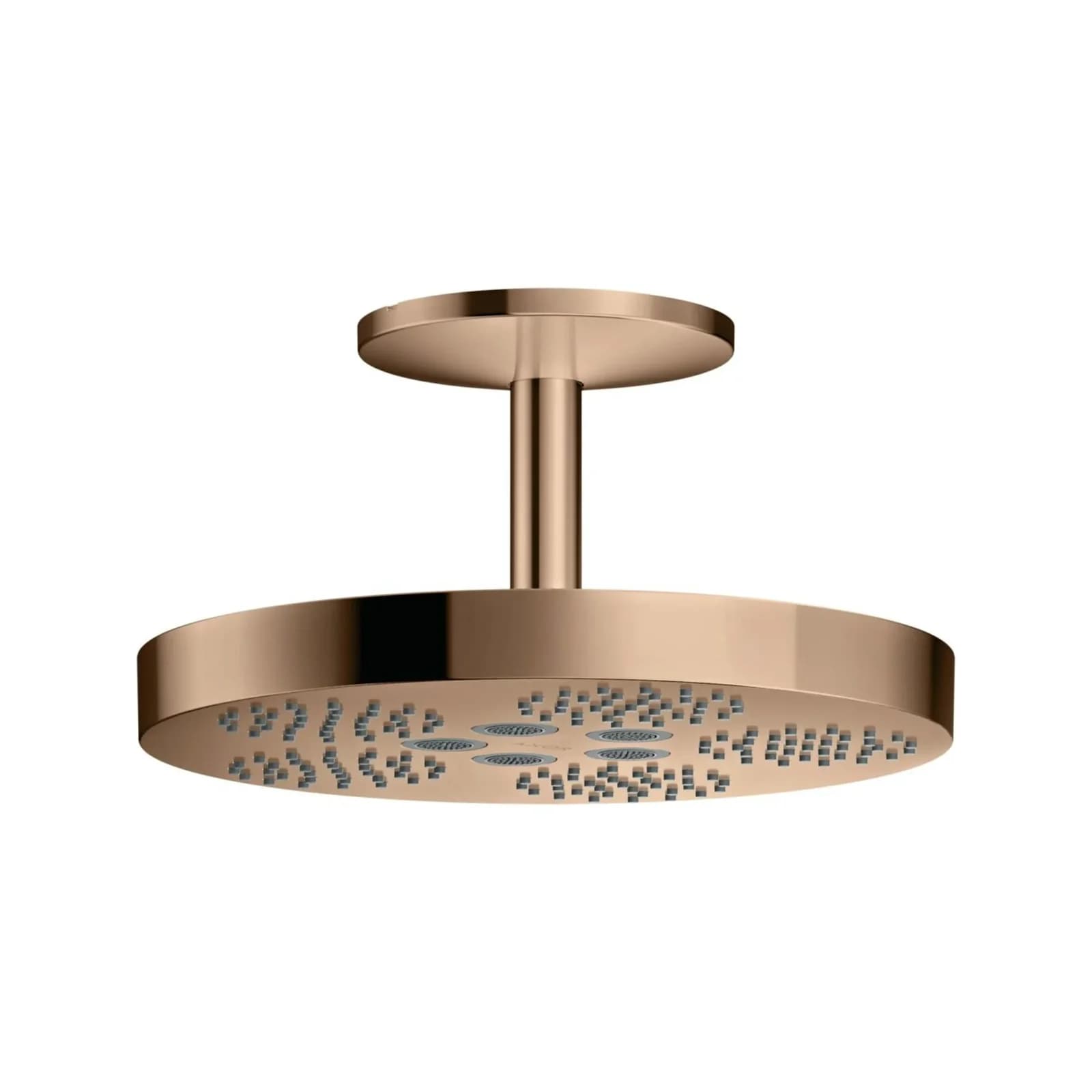 Hansgrohe Axor One Kopfbrause 48493300 mit Deckenanschluss, 1jet, Polished Red Gold