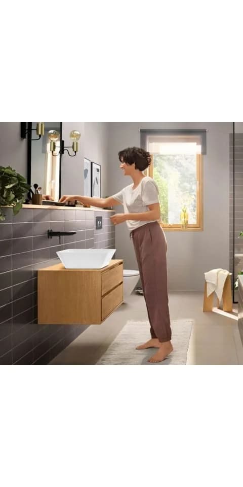 hansgrohe Wannenarmatur Rebris E Fertigmontageset Wandmontage