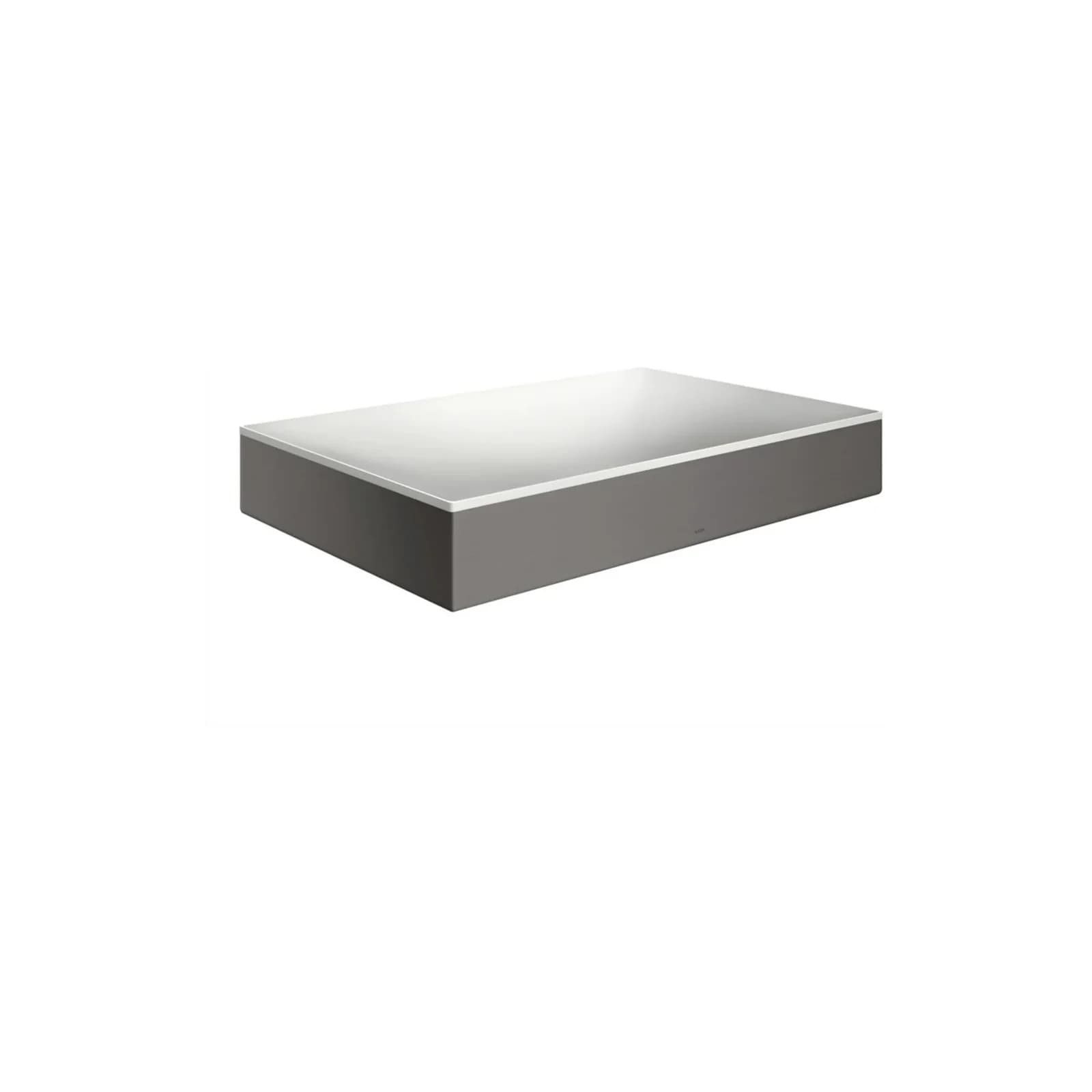 Hansgrohe Aufsatzwaschtisch AXOR Suite Basins&Bathtubs 600x400mm Weiß Gebürstetes Schwarz