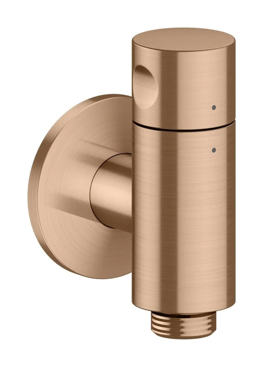 Hansgrohe AXOR One Wandanschluss Stop 48781310 mit Absperrventil Brushed Red Gold