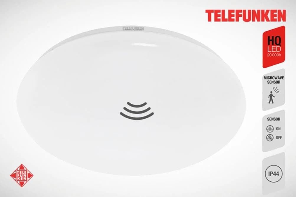 TELEFUNKEN LED Deckenleuchte APOLLON weiß mit Bewegungsmelder